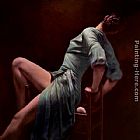 Hamish Blakely Famous Paintings - Damsel